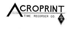 ACROPRINT TIME RECORDER CO. ATR trademark