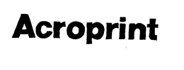 ACROPRINT trademark