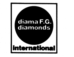 DIAMA F.G. DIAMONDS INTERNATIONAL trademark