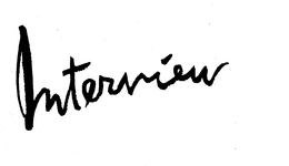 INTERVIEW trademark