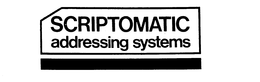 SCRIPTOMATIC ADDRESSING SYSTEMS trademark