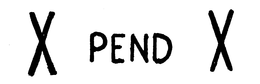 X PEND X trademark