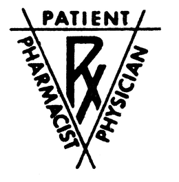 PATIENT PHYSICIAN PHARMACIST RX trademark