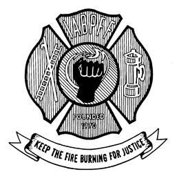 IABPFF FOUNDED 1970 KEEP THE FIRE BURNING FOR JUSTICE trademark