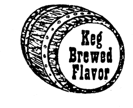 KEG BREWED FLAVOR trademark