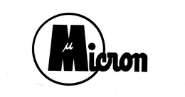 MICRON µ trademark