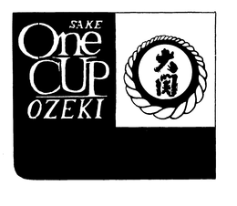 SAKE ONE CUP OZEKI trademark