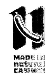 MADE IN NATURAL CASINGS N trademark
