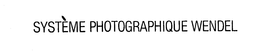 SYSTEME PHOTOGRAPHIQUE WENDEL trademark