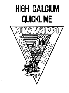 MISSISSIPPI CHEMICAL QUICKLIME HIGH CALCIUM QUICKLIME trademark