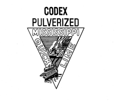MISSISSIPPI CODEX PULVERIZED QUICKLIME trademark