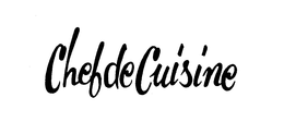 CHEF DE CUISINE trademark