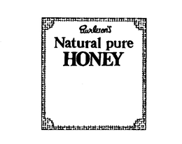 BURLESON'S NATURAL PURE HONEY trademark