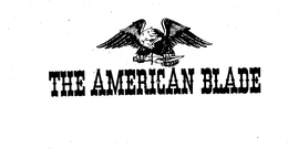 THE AMERICAN BLADE trademark