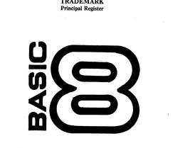BASIC 8 trademark