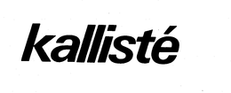 KALLISTE trademark