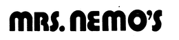 MRS. NEMO'S trademark