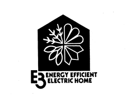 E3-ENERGY EFFICIENT ELECTRIC HOME trademark