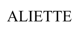 ALIETTE trademark