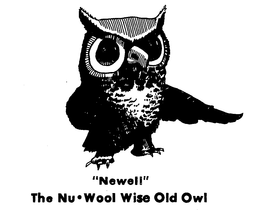 "NEWELL" THE NU-WOOL WISE OLD OWL trademark