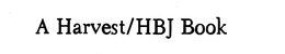 A HARVEST/HBJ BOOK trademark