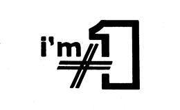 I'M #1 trademark