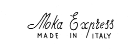 MOKA EXPRESS MADE IN ITALY trademark