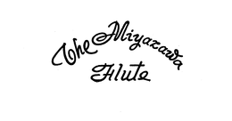 THE MIYAZAWA FLUTE trademark