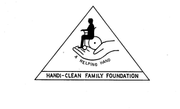 HANDI-CLEAN FAMILY FOUNDATION A HELPINGHAND trademark