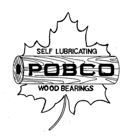 POBCO SELF LUBRICATING WOOD BEARINGS trademark