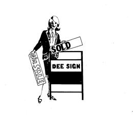 DEE SIGN FOR SALE SOLD trademark