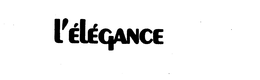 L'ELEGANCE trademark