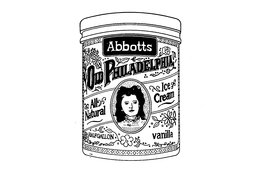 OLD PHILADELPHIA ABBOTTS ALL NATURAL ICE CREAM trademark