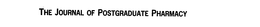 THE JOURNAL OF POSTGRADUATE PHARMACY trademark