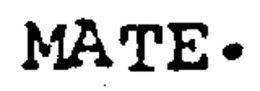 MATE. trademark