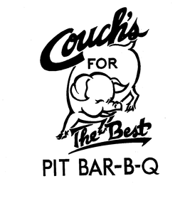 COUCH'S FOR THE BEST PIT BAR-B-Q trademark