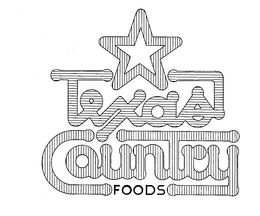 TEXAS COUNTRY FOODS trademark