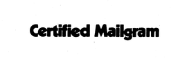 CERTIFIED MAILGRAM trademark