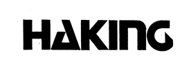 HAKING trademark