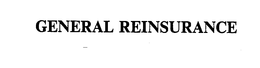 GENERAL REINSURANCE trademark
