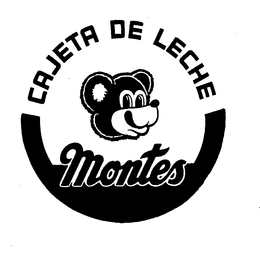 CAJETA DE LECHE MONTES. trademark