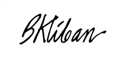 B KLIBAN trademark
