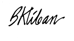 B KLIBAN trademark