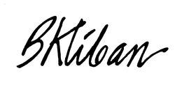 B KLIBAN trademark