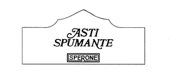 ASTI SPUMANTE SPERONE trademark