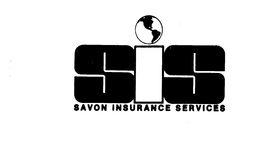 SIS SAVON INSURANCE SERVICES trademark