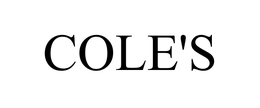 COLE'S trademark