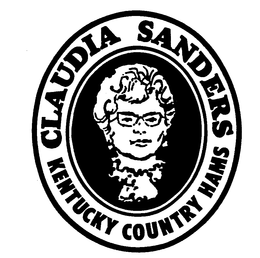 CLAUDIA SANDERS KENTUCKY COUNTRY HAMS trademark