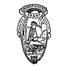 KINGFISHER BRAND QUALITY SERVICE trademark
