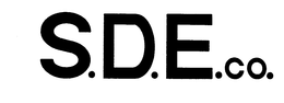 S.D.E. CO. trademark